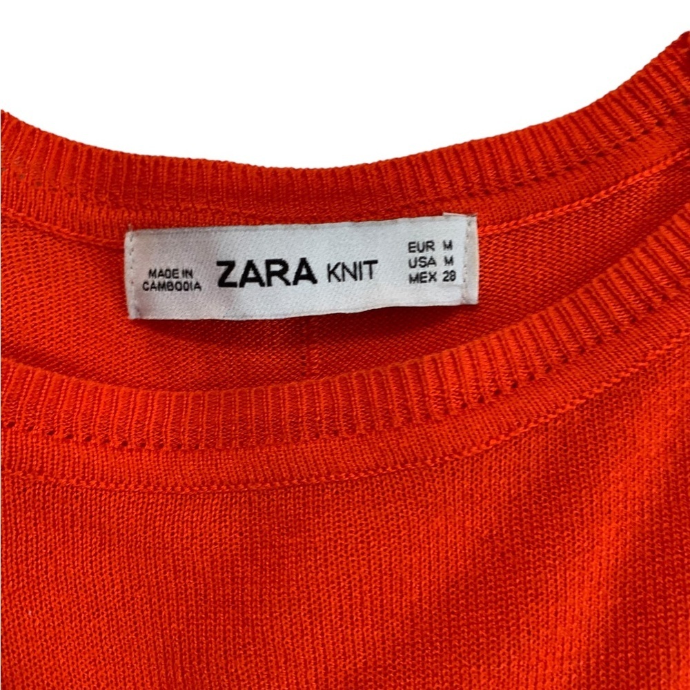 Zara Knit Long Sleeve Sweater Size Medium - Picture 15 of 17